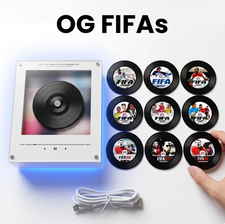 Fifa-Vinyl Musikspieler