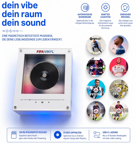 Fifa-Vinyl Musikspieler